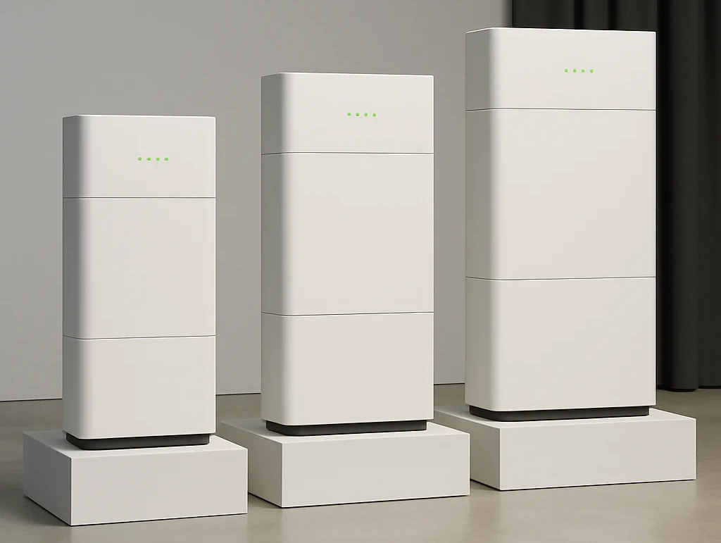 OranjeEco LiFePO4 thuisbatterij modellen op een rij