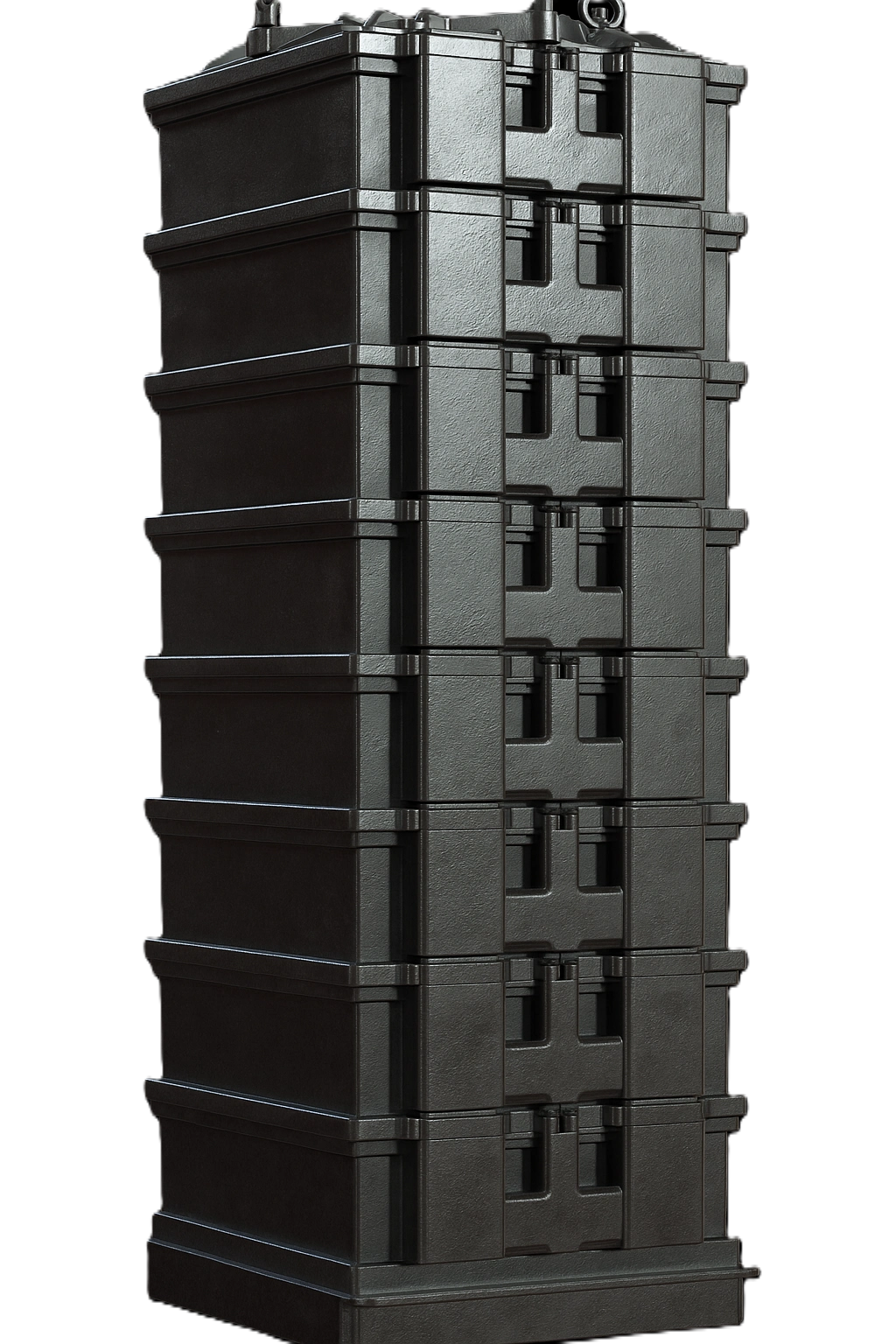 Compacte en modulaire zoutwaterbatterij opstelling